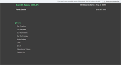 Desktop Screenshot of kdjamesdentistry.com